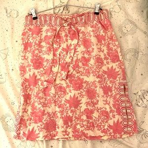 PLENTY by Tracy Reese 100% Silk Skirt w Side Slits. Size 8